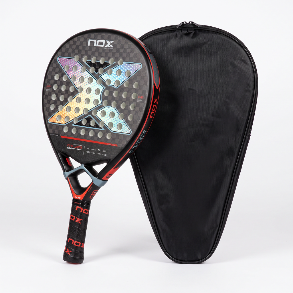 Waterproof Padel Racket Bag - Black Oxford Cloth, Shoulder Strap