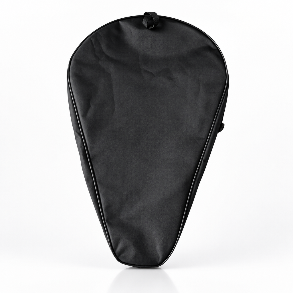 Waterproof Padel Racket Bag - Black Oxford Cloth, Shoulder Strap